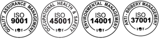 Sellos de certificación ISO de BETZ
